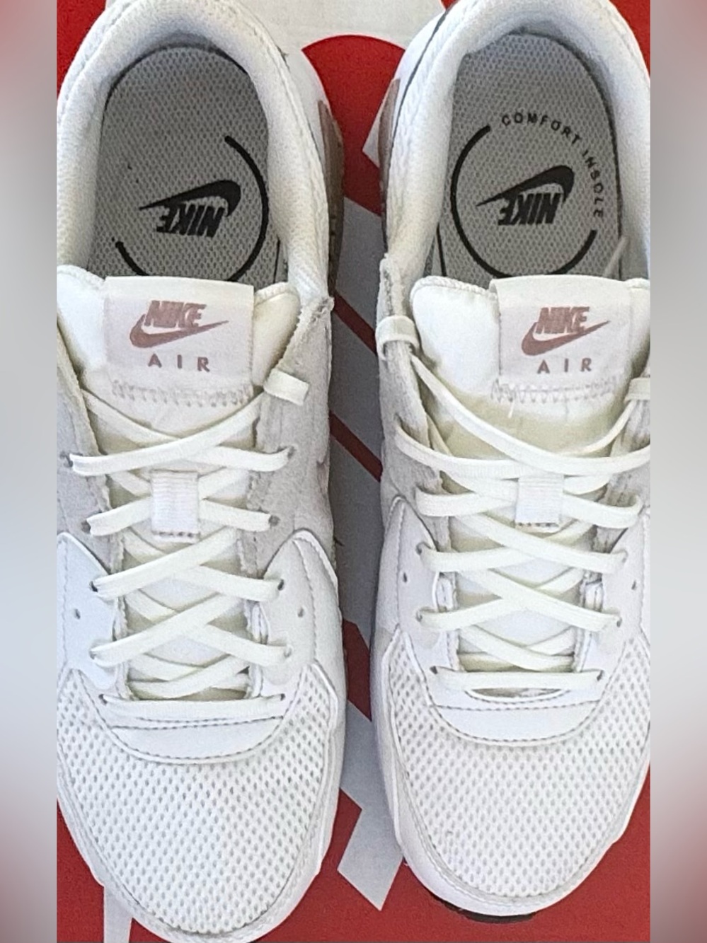 Nike Air Max Excee Summit White Particle Pink Sneakers Womens 8.5 Athletic Run - Picture 5 of 11